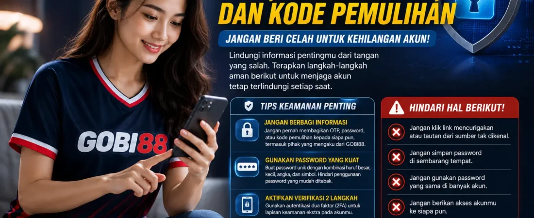 Cara Melindungi OTP, Password, dan Kode Pemulihan