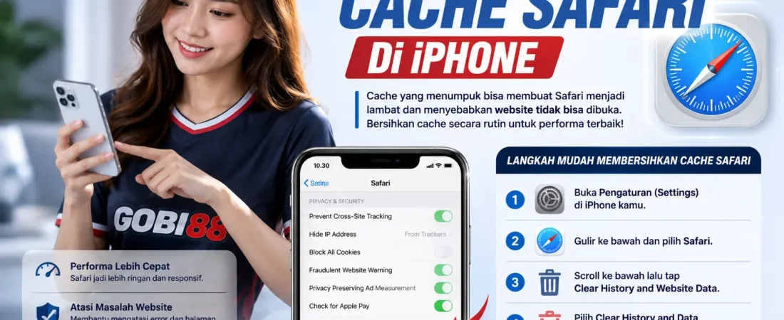 Cara Membersihkan Cache Safari di iPhone