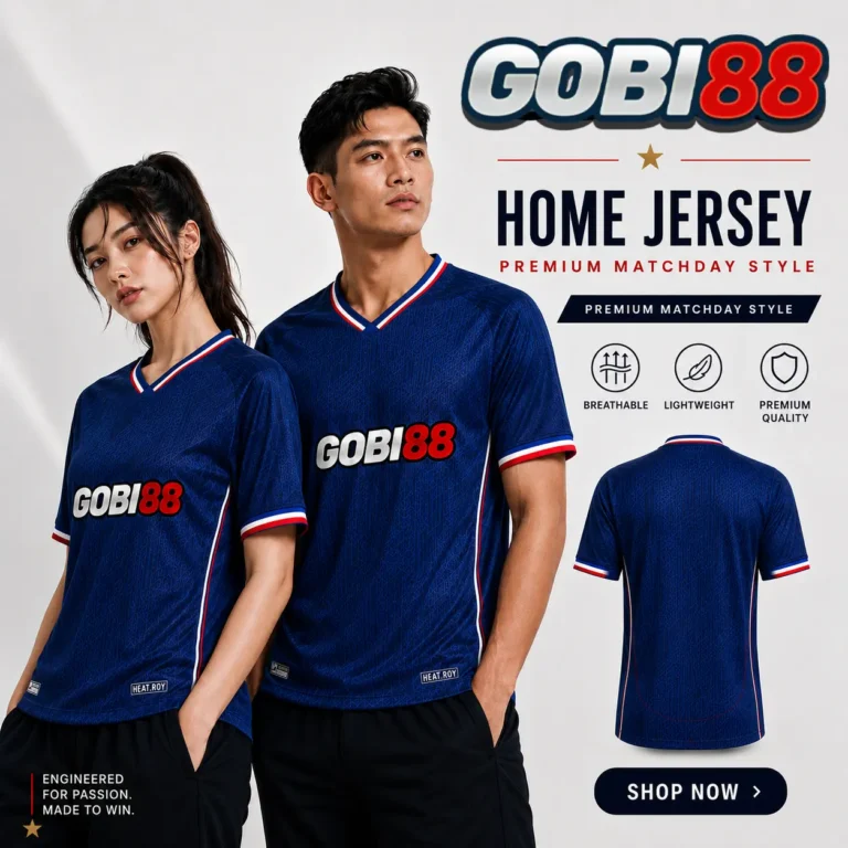 Jersey sepak bola Jepang home GOBI88 untuk pria dan wanita