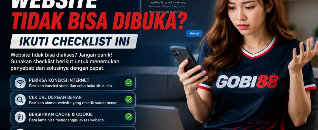 Website Tidak Bisa Dibuka? Ikuti Checklist Ini