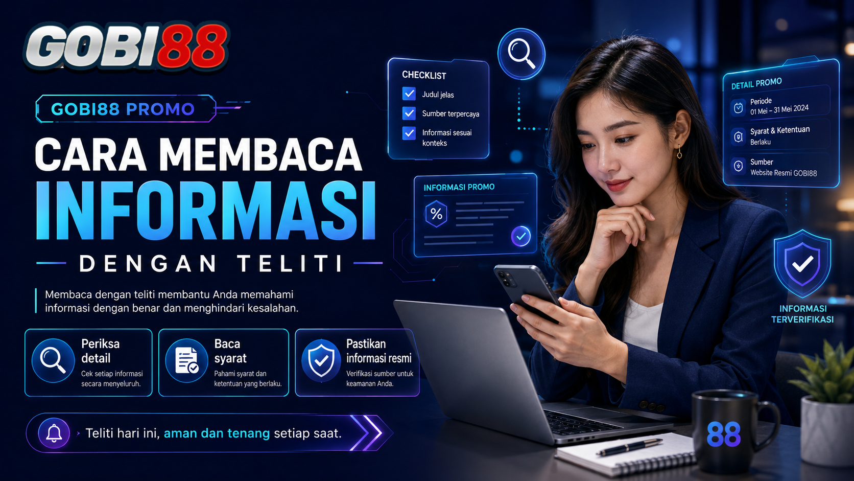 Panduan membaca informasi GOBI88 Promo dengan teliti dan aman