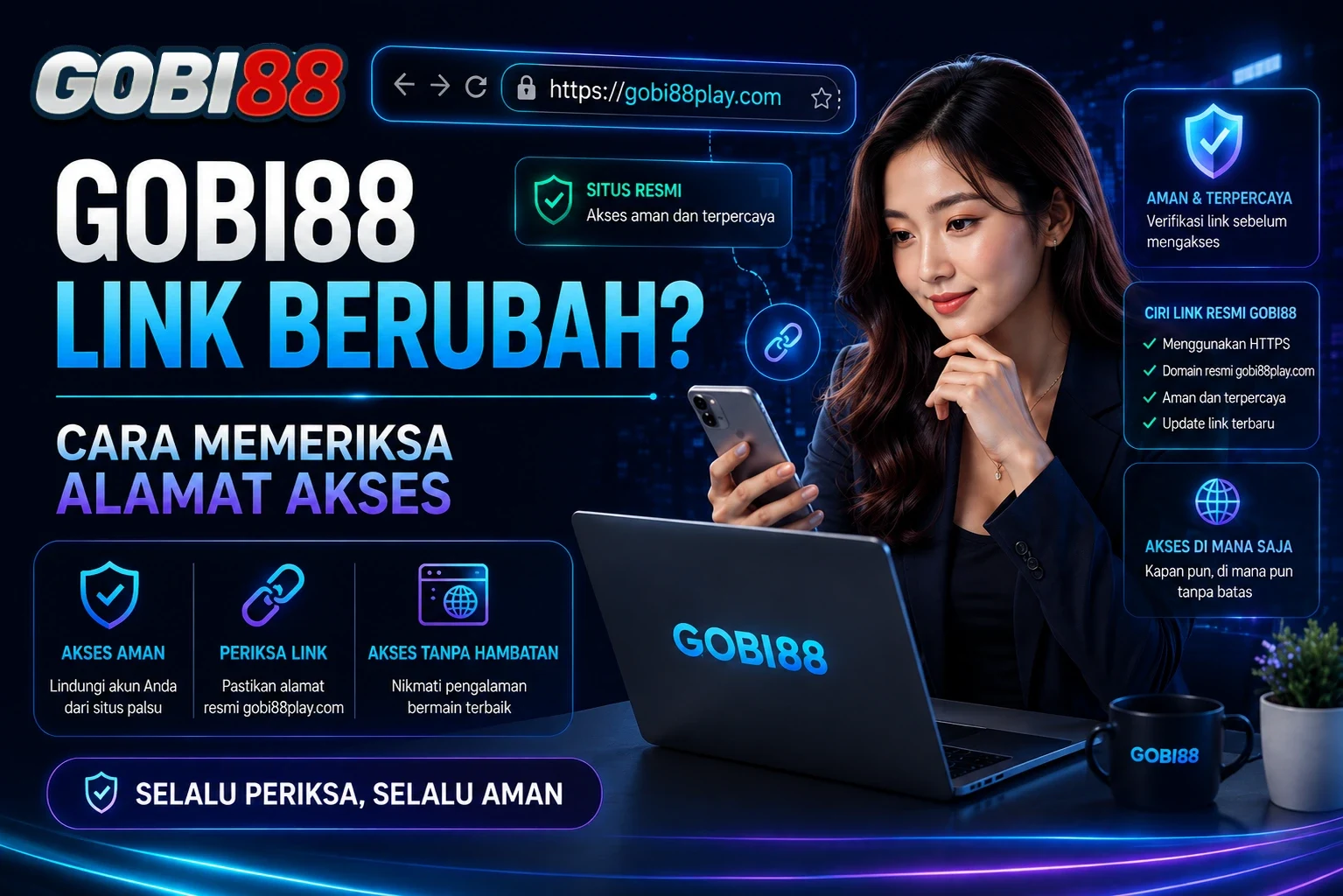 Panduan memeriksa perubahan link GOBI88 dan alamat akses resmi