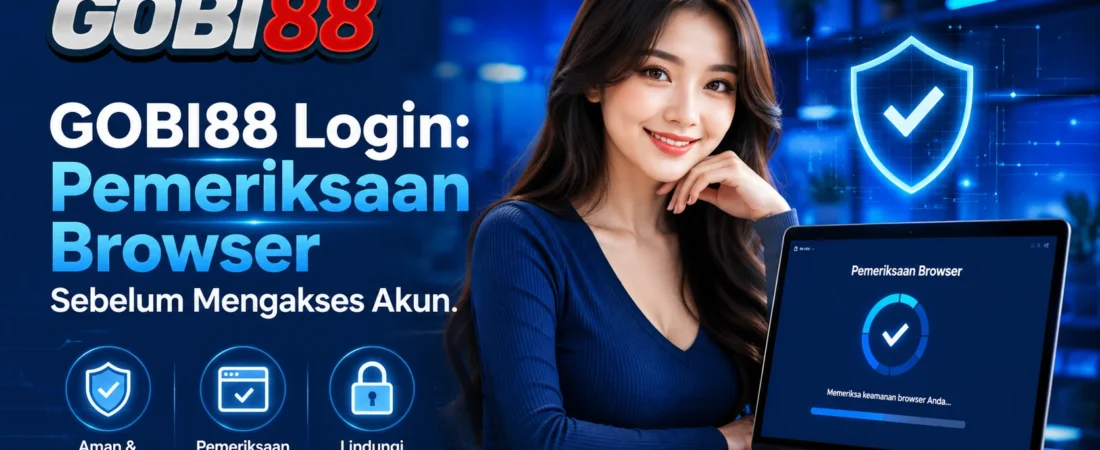 GOBI88 Login: Pemeriksaan Browser Sebelum Mengakses Akun