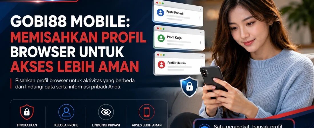 GOBI88 Mobile: Memisahkan Profil Browser untuk Akses Lebih Aman