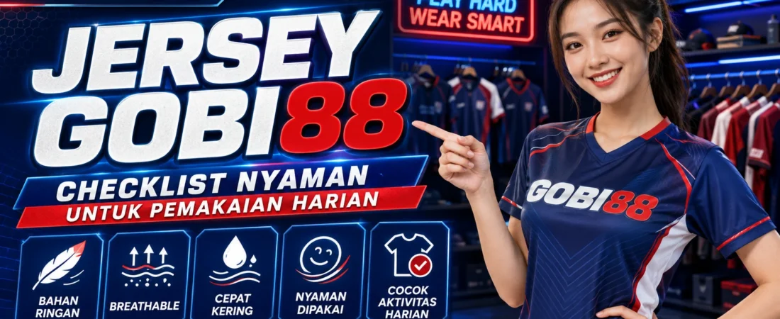 Jersey GOBI88: Checklist Nyaman untuk Pemakaian Harian