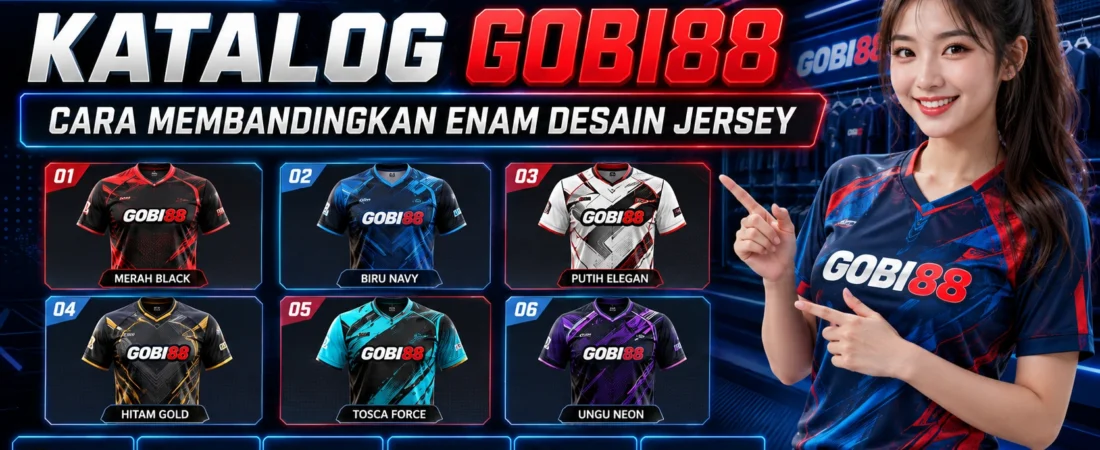 Katalog GOBI88: Cara Membandingkan Enam Desain Jersey