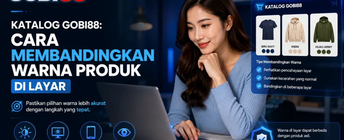 Katalog GOBI88: Cara Membandingkan Warna Produk di Layar