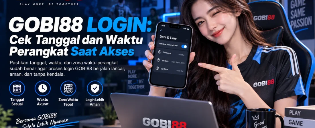 GOBI88 Login: Cek Tanggal dan Waktu Perangkat Saat Akses