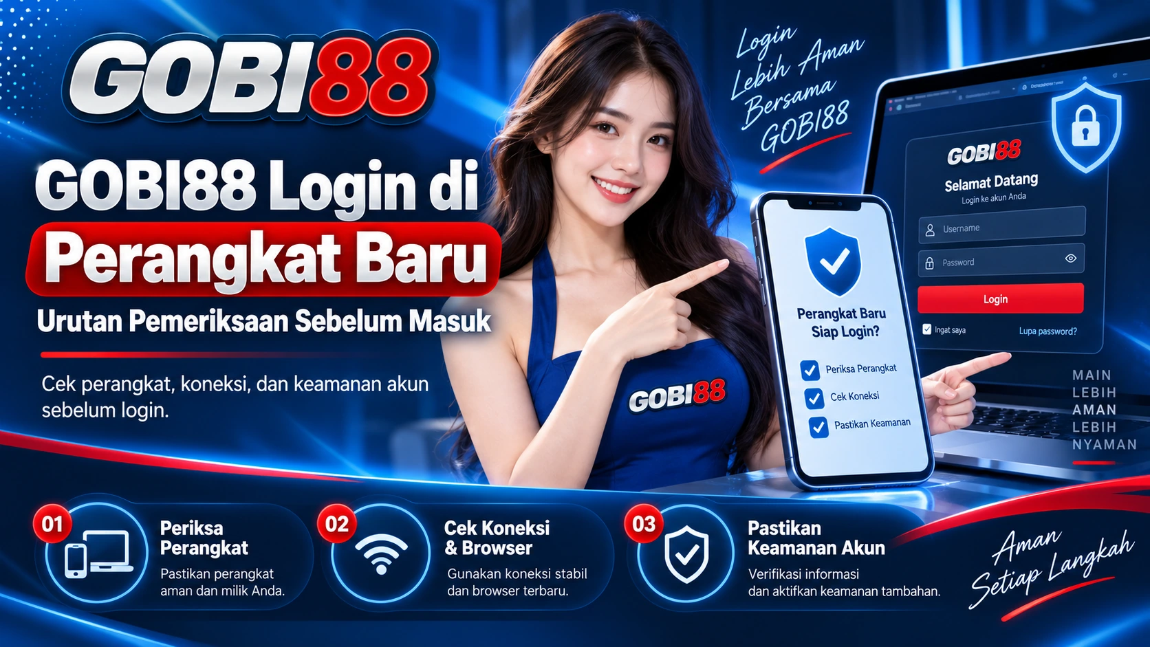 Ilustrasi GOBI88 Login untuk pemeriksaan perangkat baru sebelum masuk akun
