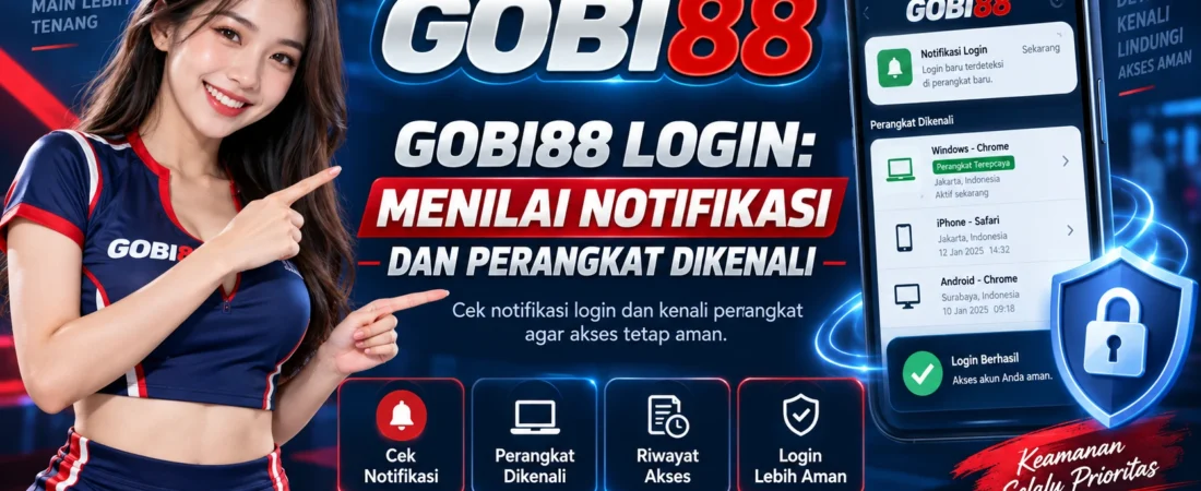 GOBI88 Login: Menilai Notifikasi dan Perangkat Dikenali