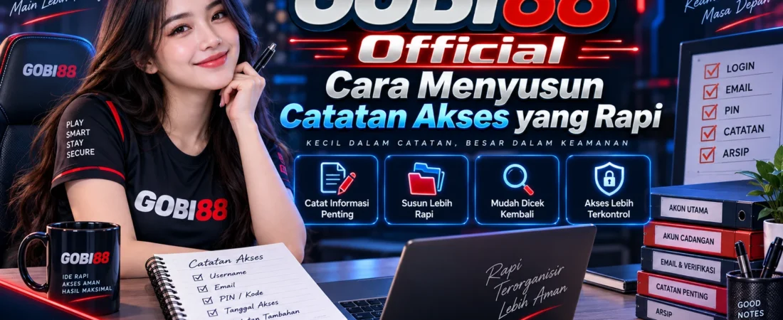 GOBI88 Official: Cara Menyusun Catatan Akses yang Rapi