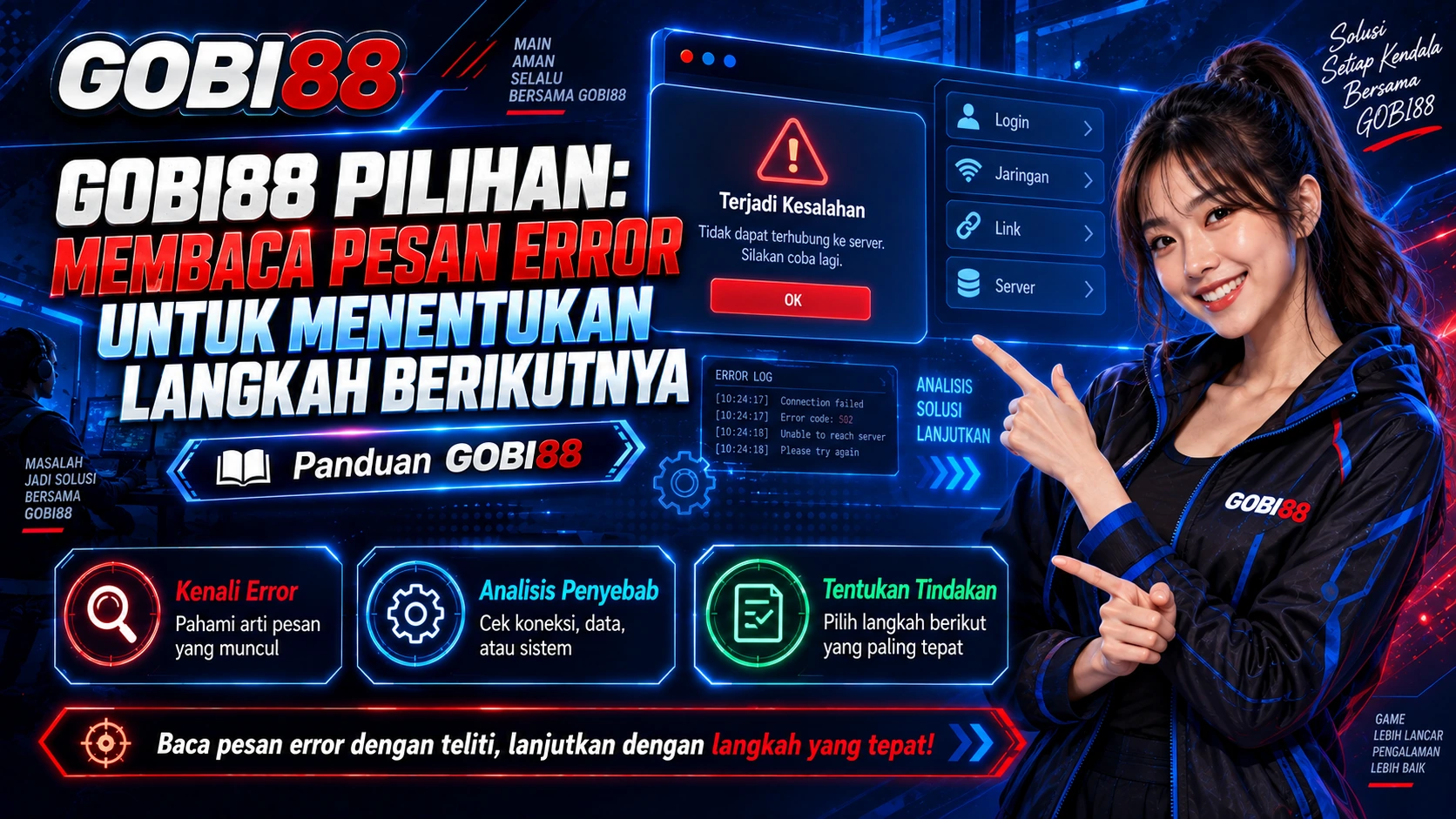GOBI88 Pilihan: Membaca Pesan Error untuk Menentukan Langkah Berikutnya