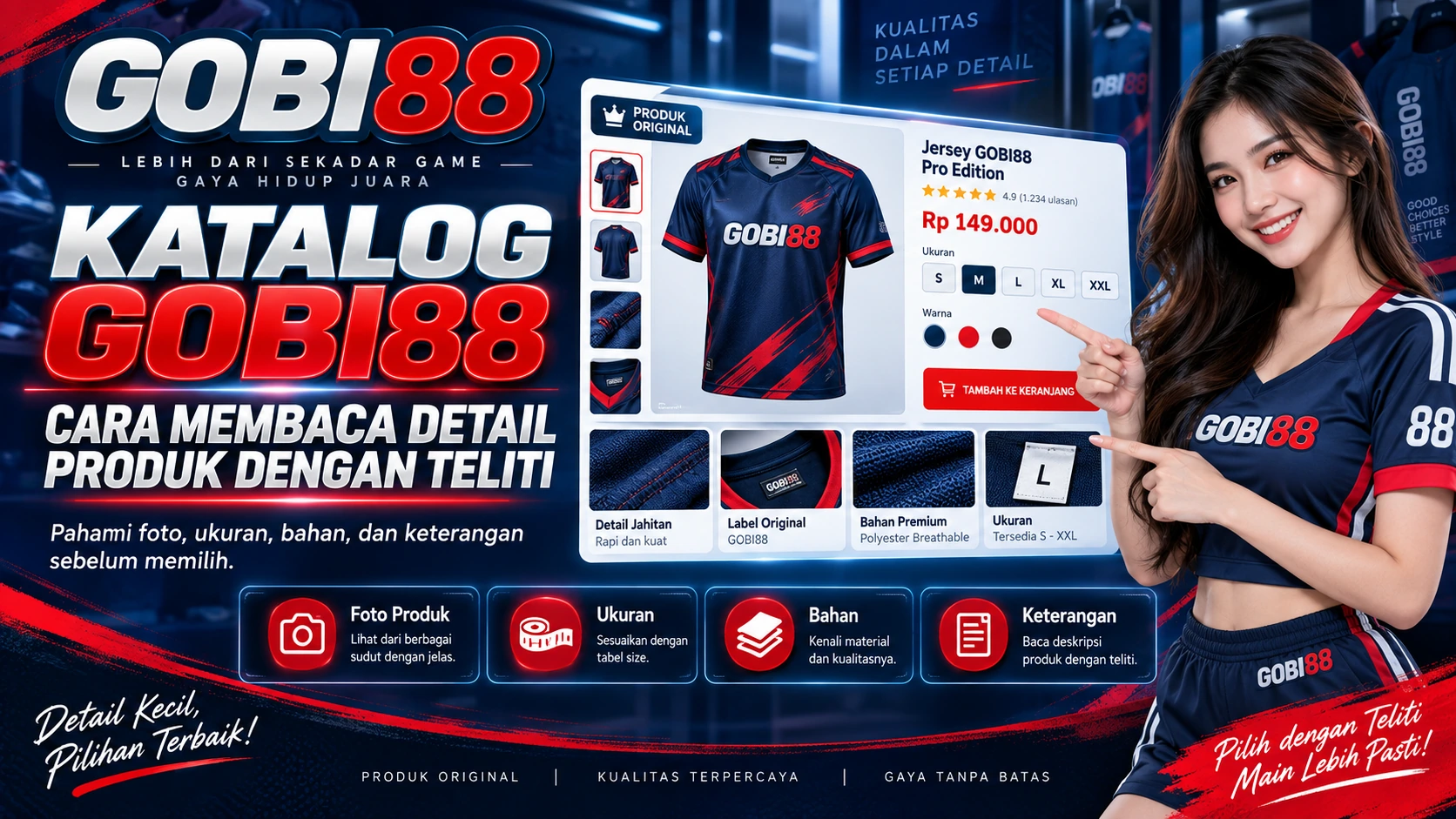 Katalog GOBI88 – Cara Membaca Detail Produk dengan Teliti Ilustrasi Katalog GOBI88 untuk membaca detail produk dengan teliti sebelum memilih