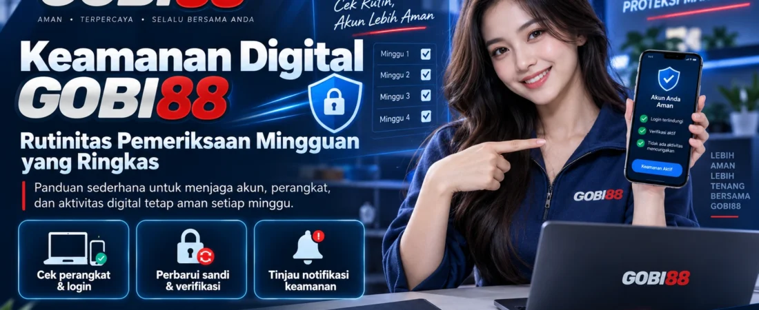 Keamanan Digital GOBI88: Rutinitas Pemeriksaan Mingguan yang Ringkas