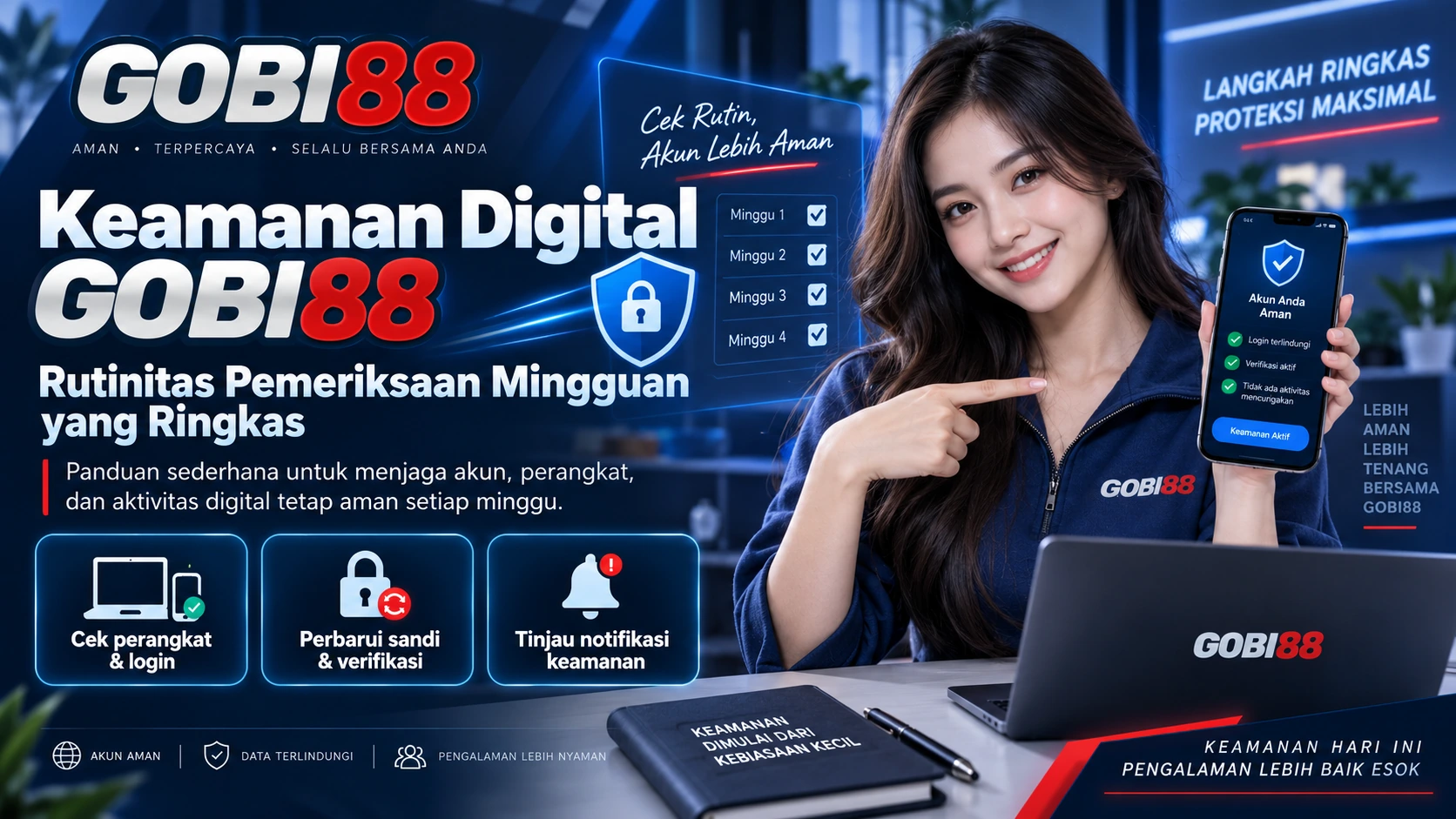 Keamanan Digital GOBI88: Rutinitas Pemeriksaan Mingguan yang Ringkas